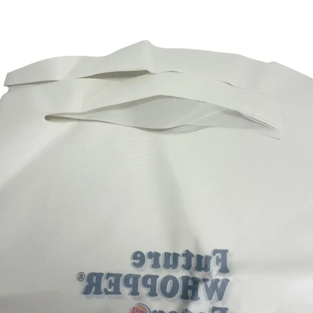 10 Burger King Future Whopper Eater Restaurant Plastic Bib Vintage Lot